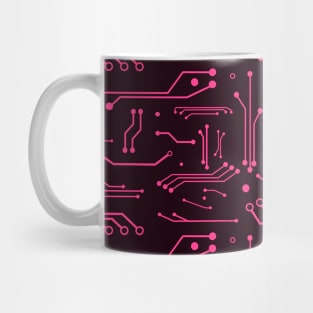 Pink Circuits Mug